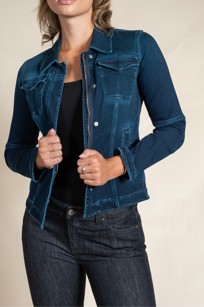 Beale Italian Denim Jacket - Hyde Luxury Apparel