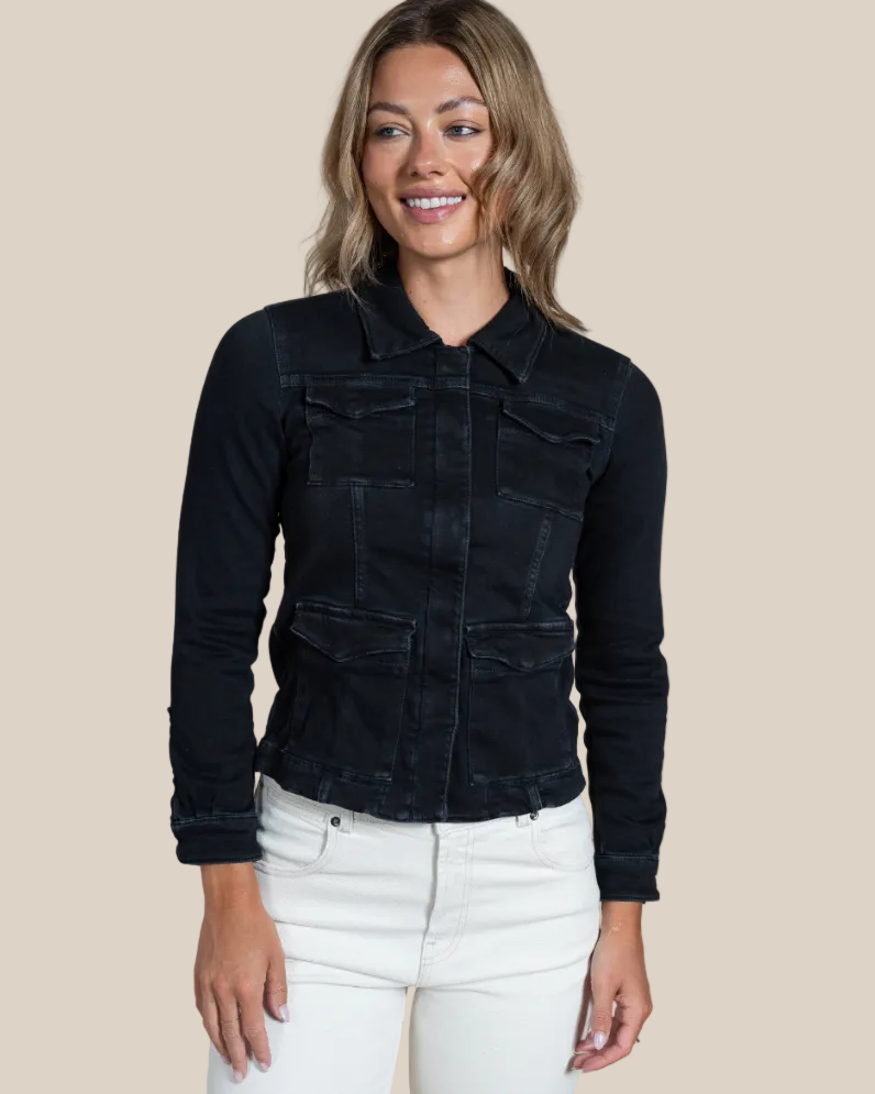 Beale Italian Denim Jacket - Hyde Luxury Apparel