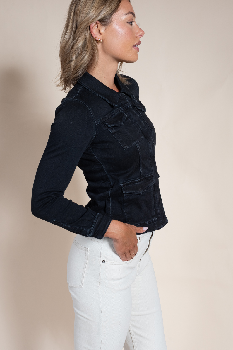 Beale Italian Denim Jacket - Hyde Luxury Apparel