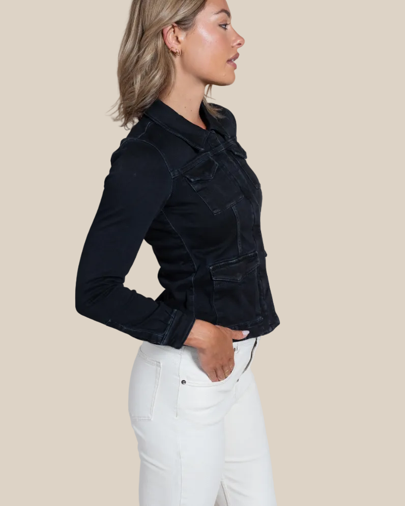 Beale Italian Denim Jacket - Hyde Luxury Apparel