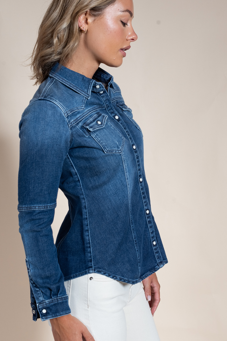 Beth Selvage Denim Shirt