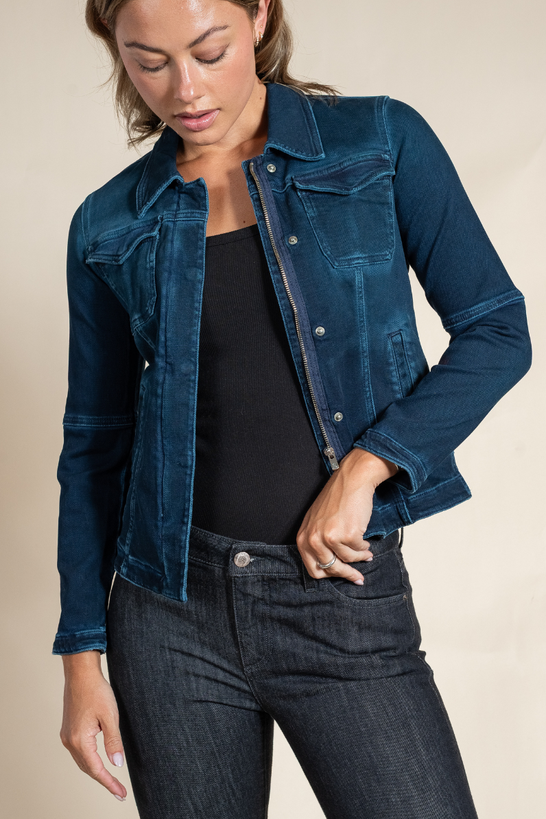 Beale Italian Denim Jacket - Hyde Luxury Apparel