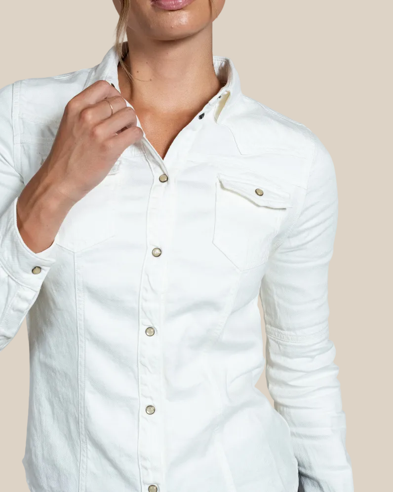 Sarah Western Snap Shirt - Hyde Luxury Apparel