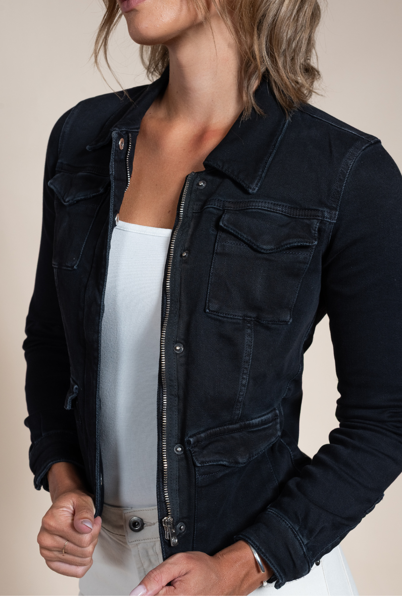 Beale Italian Denim Jacket - Hyde Luxury Apparel