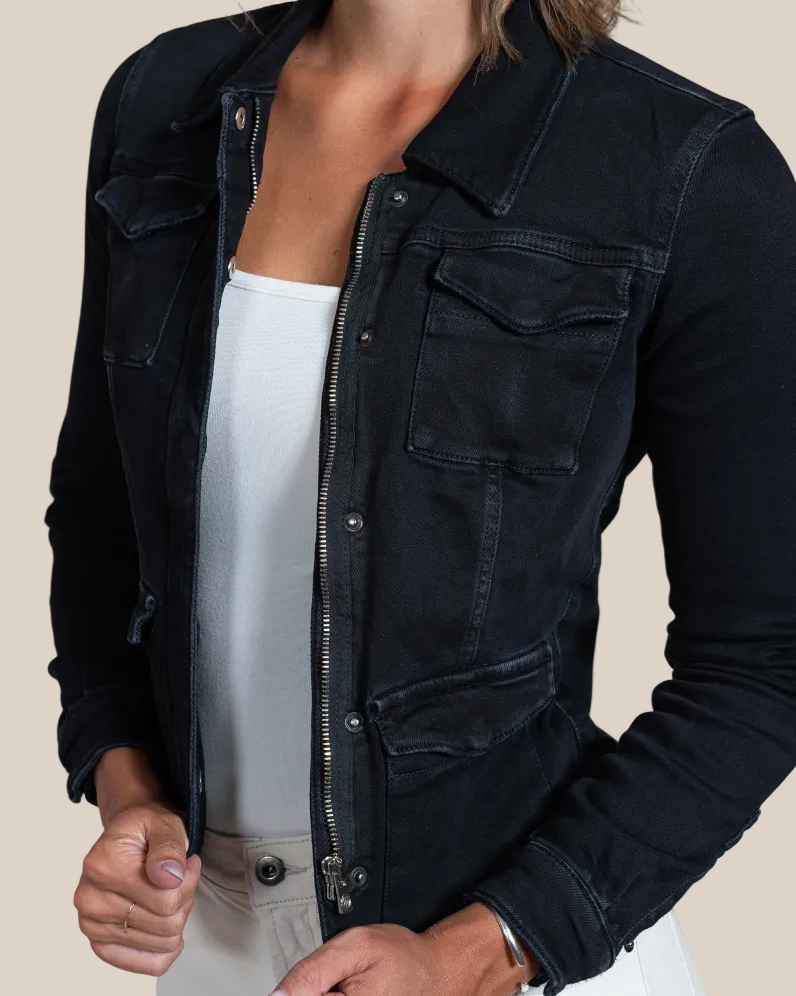 Beale Italian Denim Jacket - Hyde Luxury Apparel