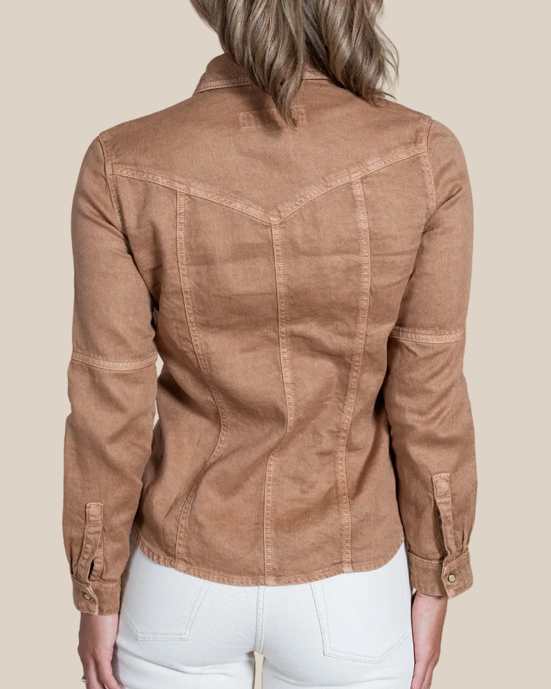 Sarah Western Snap Shirt - Hyde Luxury Apparel