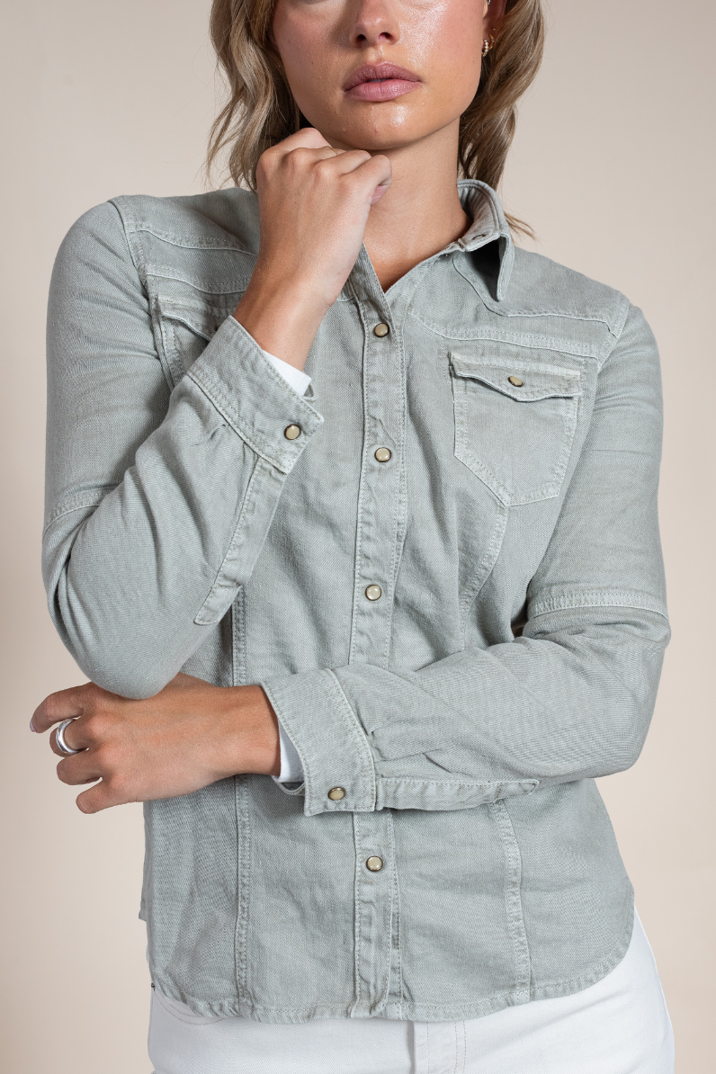 Sarah Western Snap Shirt