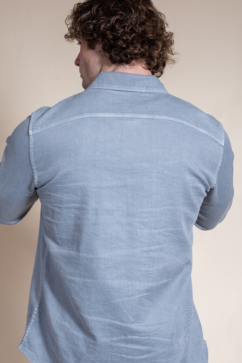 Italian Linen Overshirt - Hyde Luxury Apparel