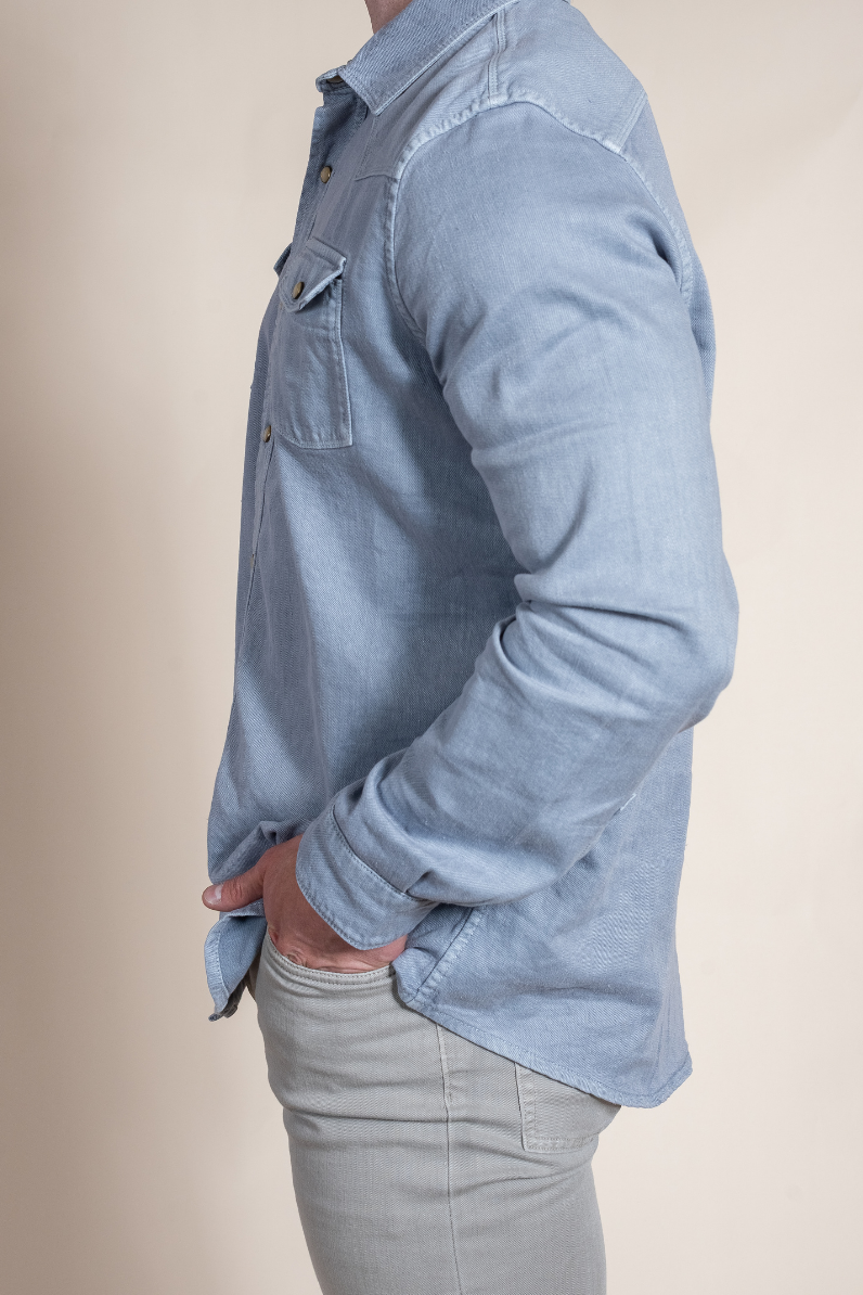 Italian Linen Overshirt - Hyde Luxury Apparel