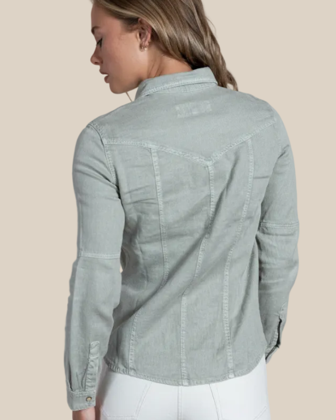 Sarah Western Snap Shirt - Hyde Luxury Apparel