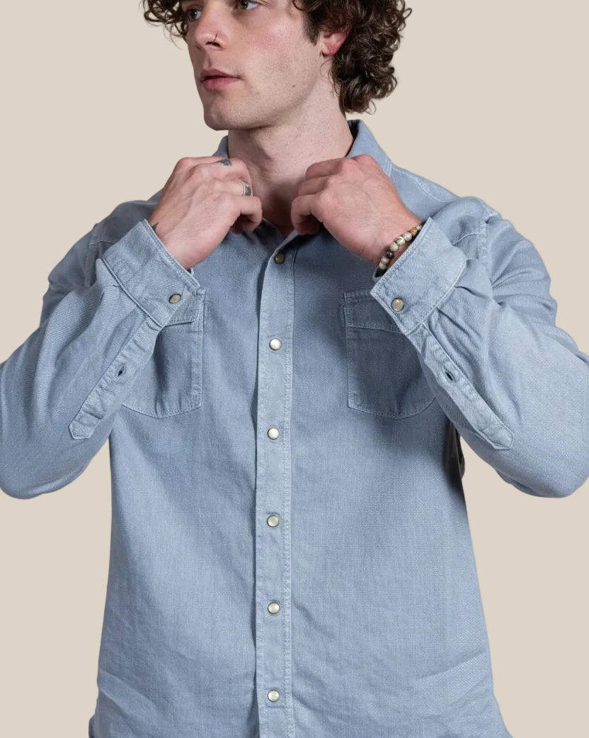 Italian Linen Overshirt - Hyde Luxury Apparel