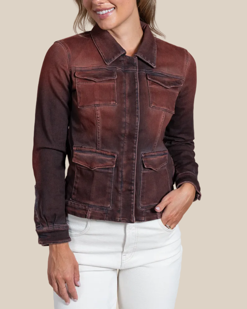 Women's Beale Selvedge Denim Jacket – Italian Luxury Denim Outerwear