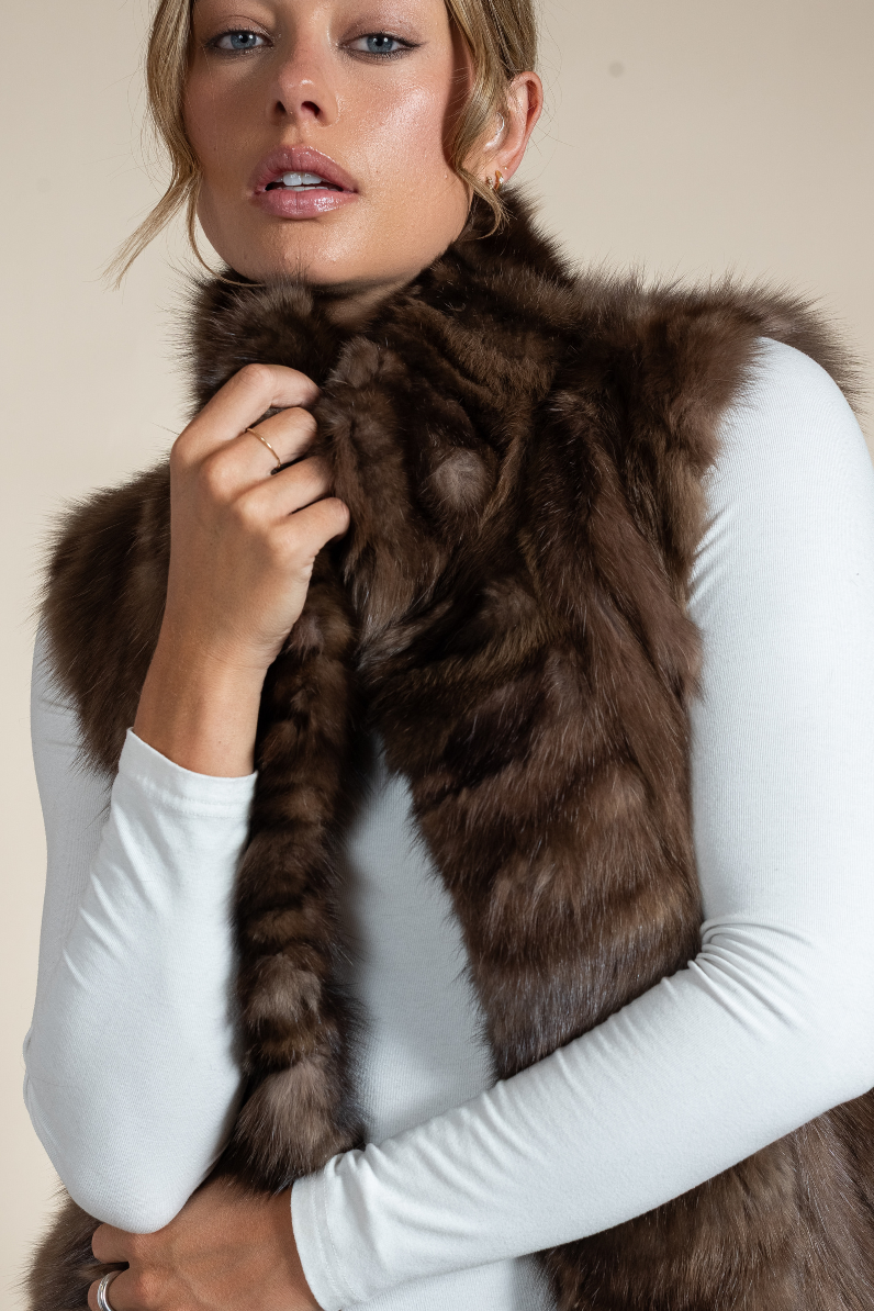 Women’s Russian Sable Fur Coat – Premium Luxury Outerwear | Hyde Luxury Apparel