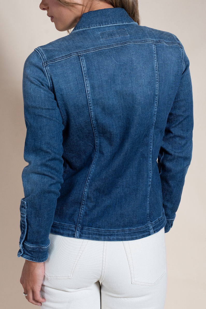 Women's Beale Selvedge Denim Jacket – Italian Luxury Denim Outerwear