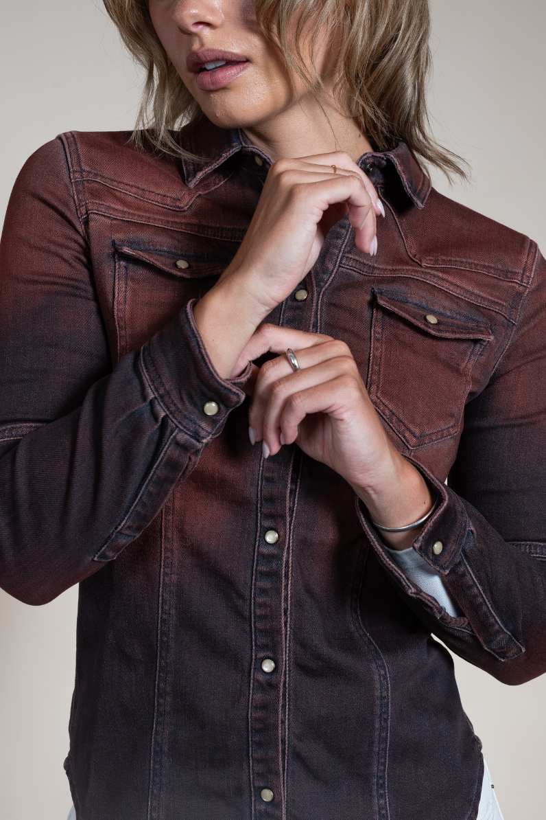 Beth Selvage Denim Shirt