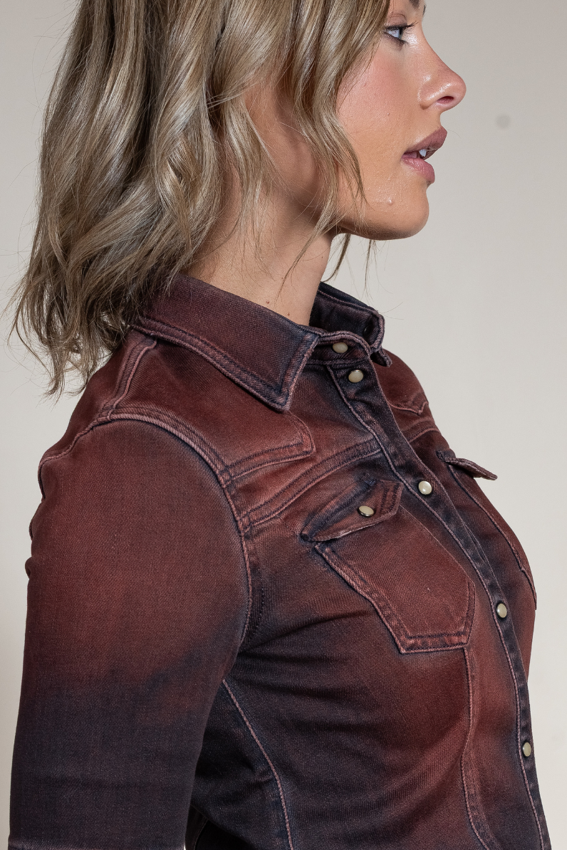 Beth Selvage Denim Shirt