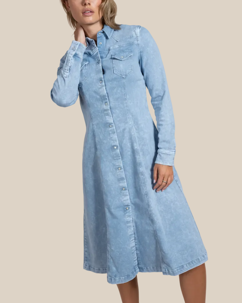 Women's Cody Bel Duster Dress – Lightweight Cotton Linen Luxury Wear