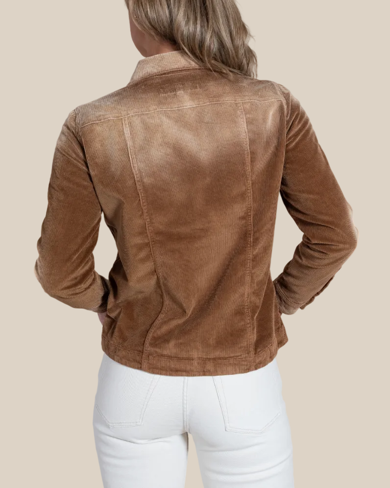 Women's Beale Corduroy Stretch Jacket – Italian Western Style Luxury Layer