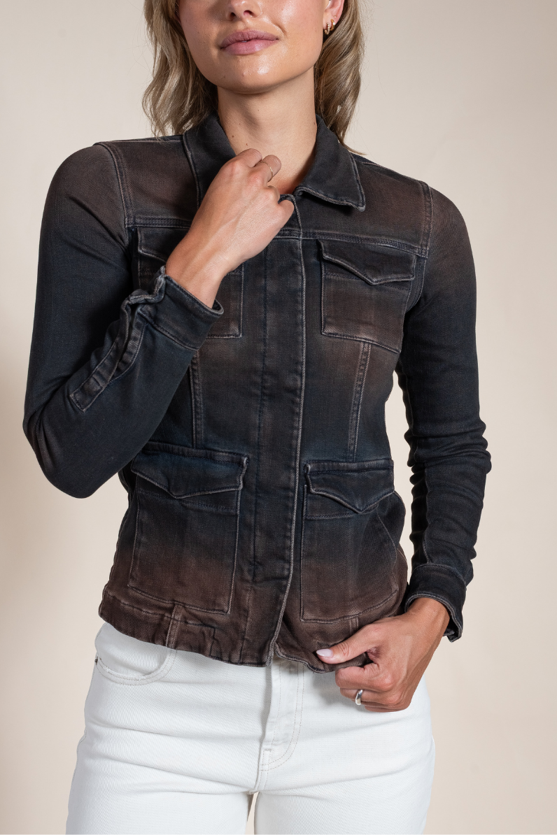 Beale Italian Denim Jacket - Hyde Luxury Apparel