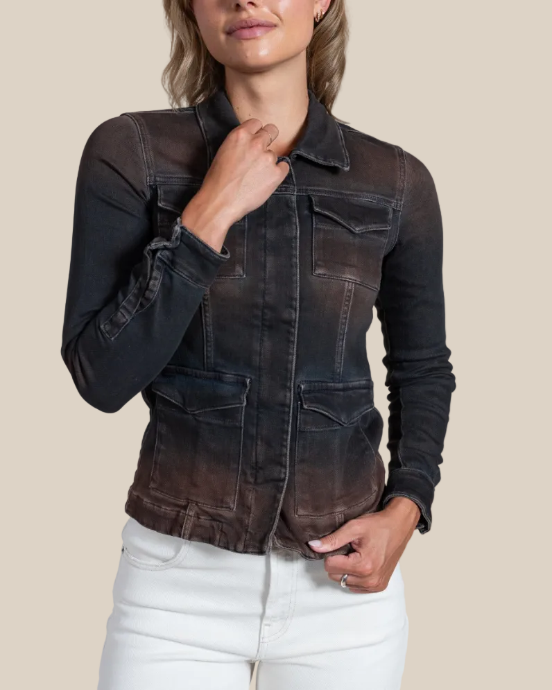 Beale desert denim jacket — back view