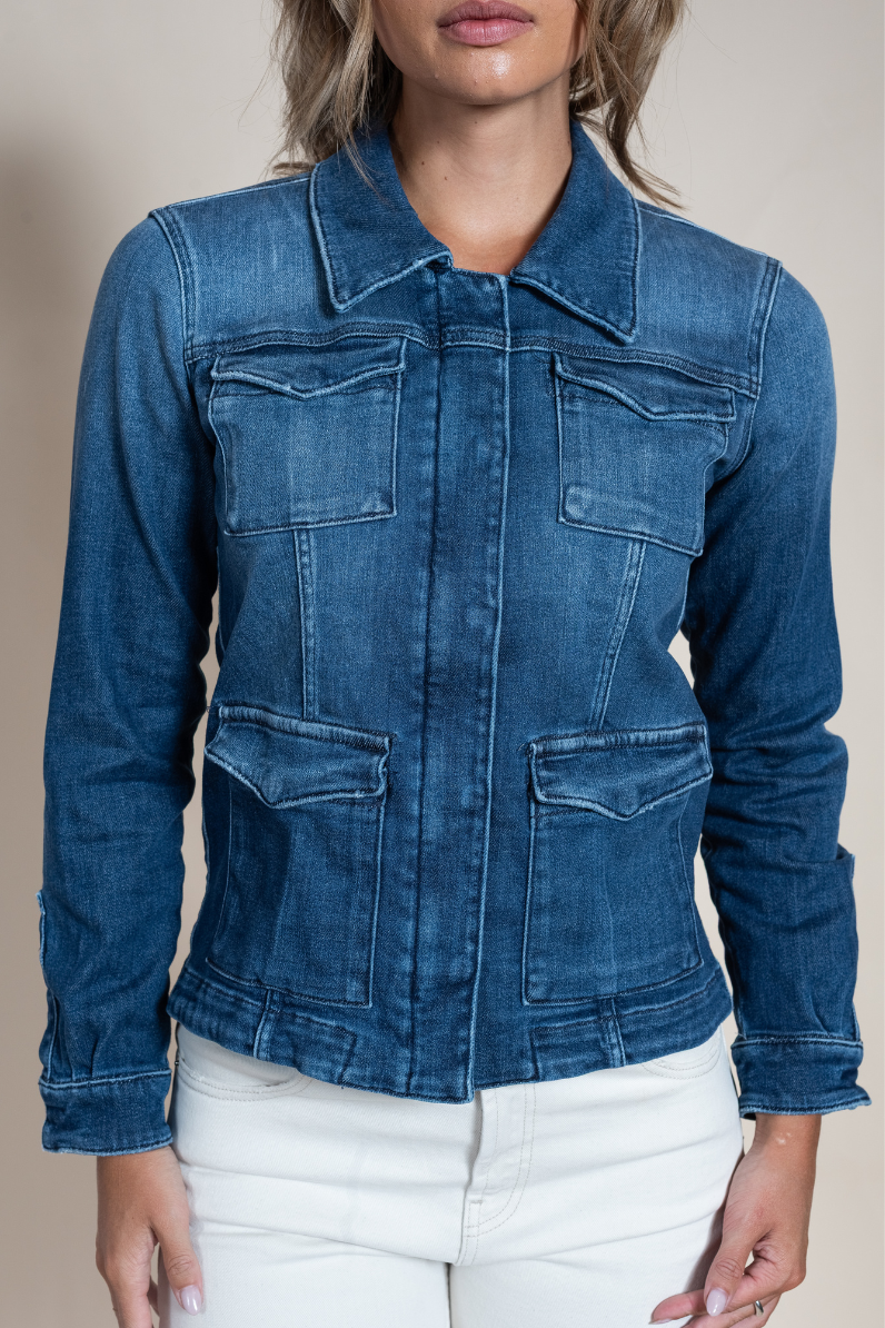 Women's Beale Selvedge Denim Jacket – Italian Luxury Denim Outerwear
