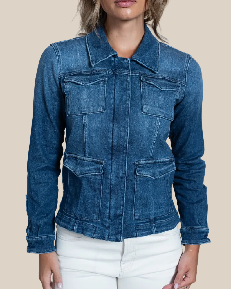 Women's Beale Selvedge Denim Jacket – Italian Luxury Denim Outerwear