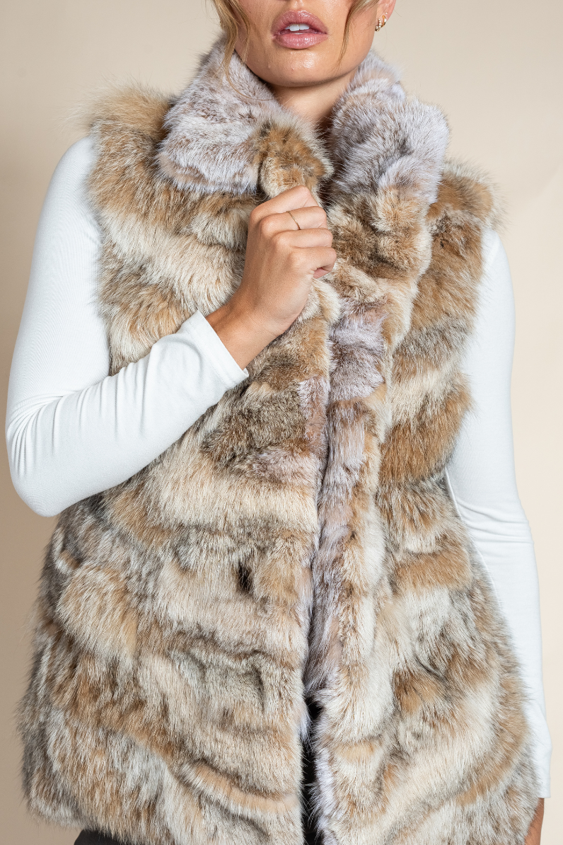 Women’s Lynx Fur Cape – Statement Luxury Winter Layer | Hyde Luxury Apparel