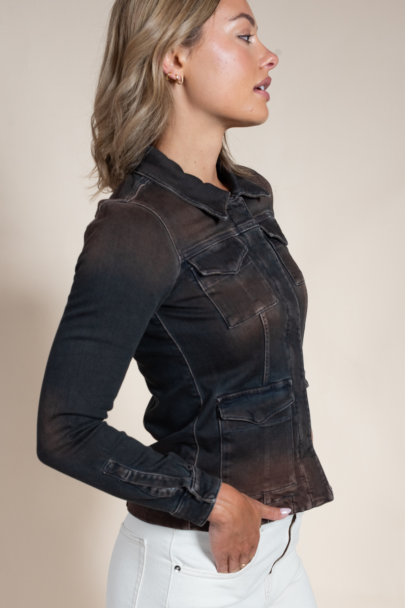 Beale Italian Denim Jacket - Hyde Luxury Apparel