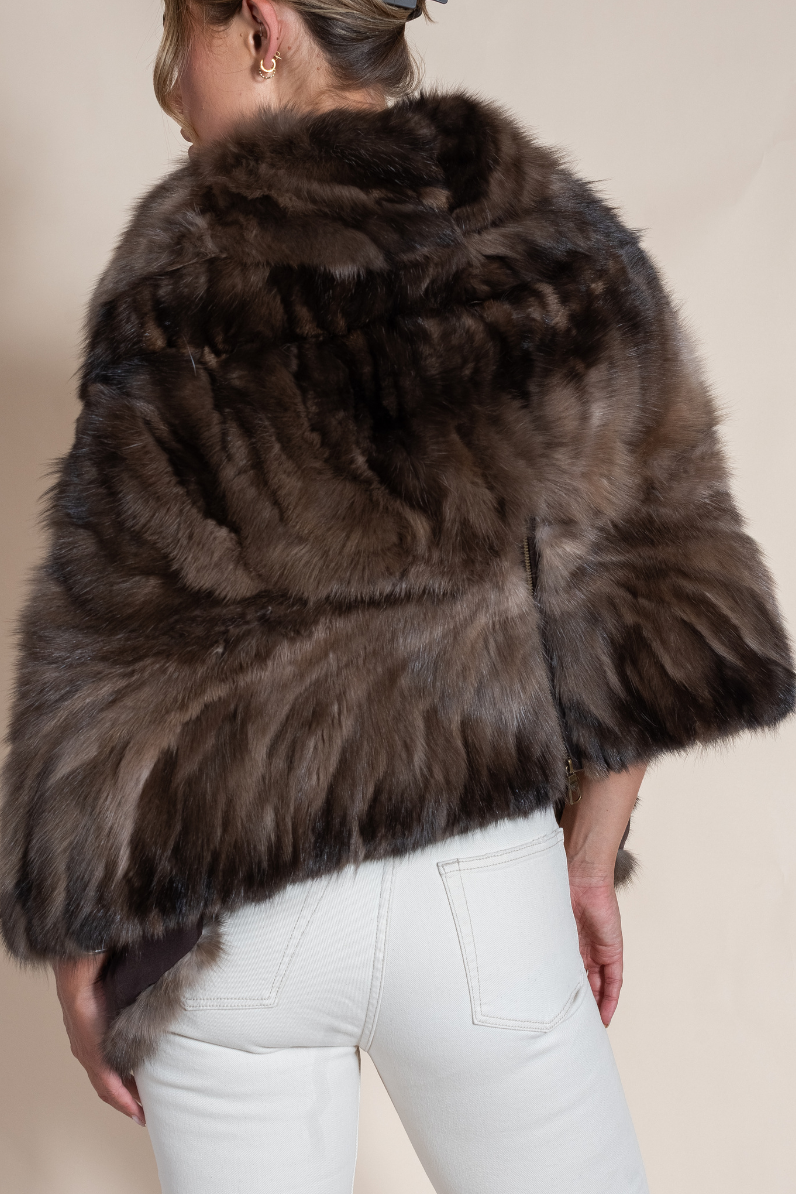 Russian Sable Cape | Hyde Luxury Fashion - Hyde Luxury Apparel