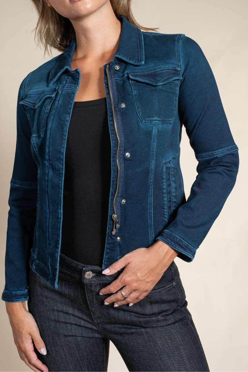 Beale Italian Denim Jacket - Hyde Luxury Apparel