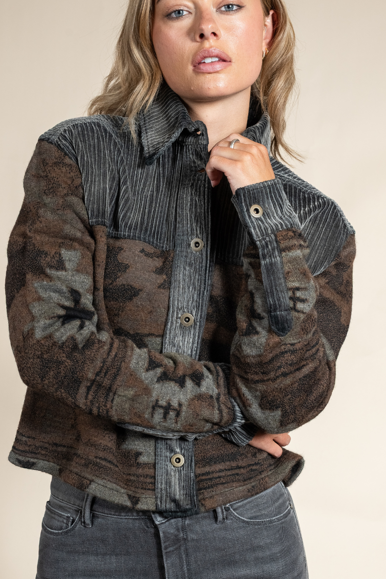 Kaiah Cropped Overshirt