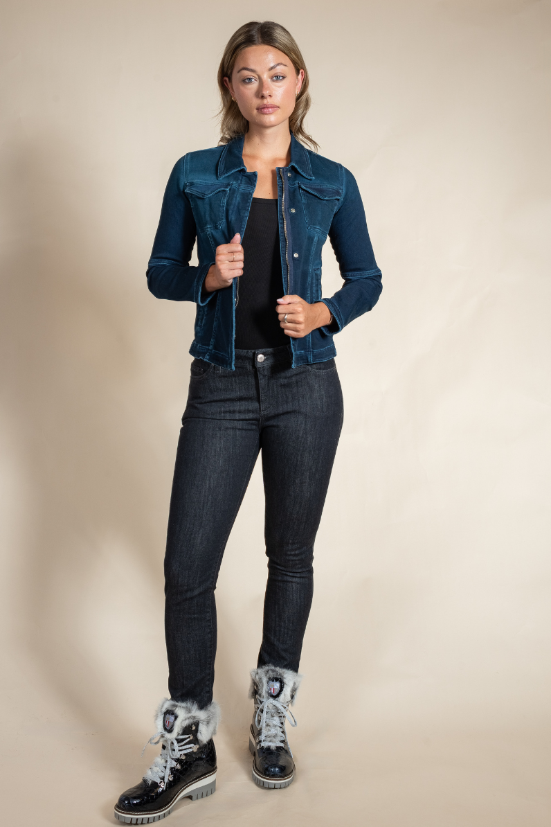 Beale Italian Denim Jacket - Hyde Luxury Apparel