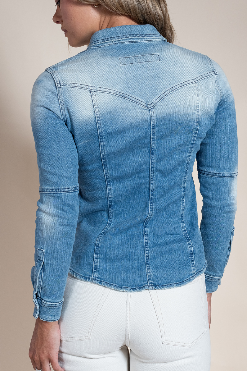Beth Selvage Denim Shirt