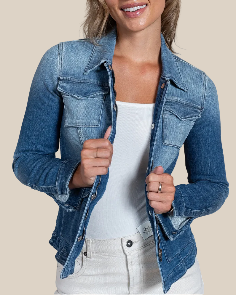Women's Beale Selvedge Denim Jacket – Italian Luxury Denim Outerwear