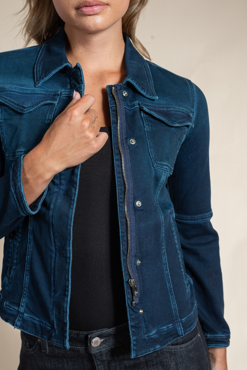 Beale Italian Denim Jacket - Hyde Luxury Apparel