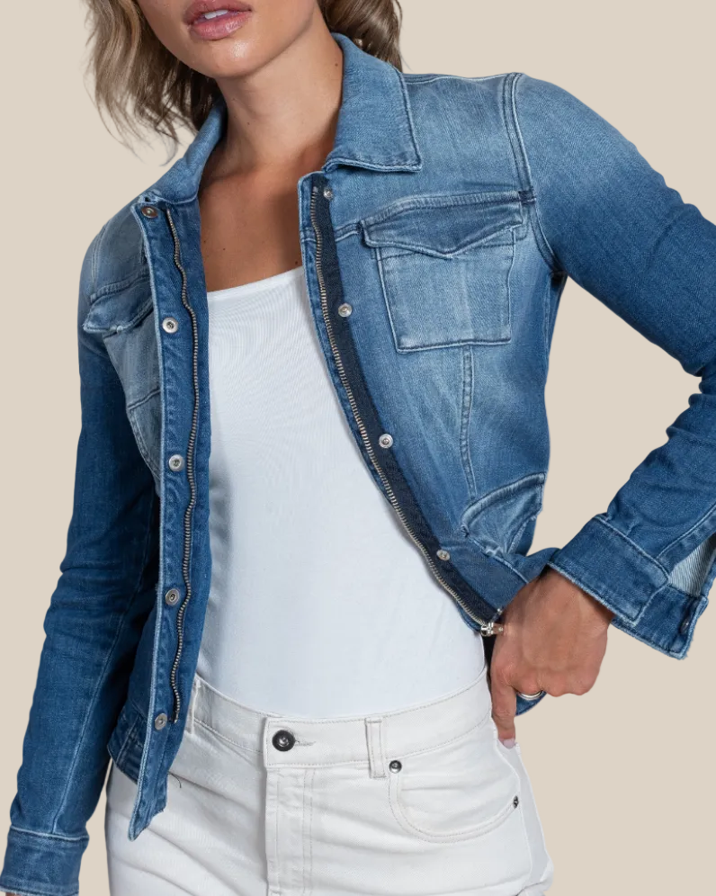 Women's Beale Selvedge Denim Jacket – Italian Luxury Denim Outerwear