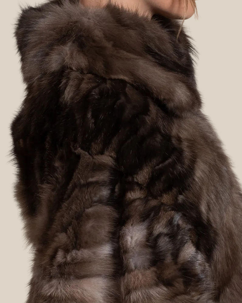 Russian Sable Cape | Hyde Luxury Fashion - Hyde Luxury Apparel