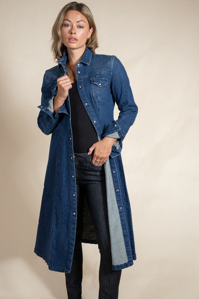 Women's Cody Bel Duster Dress – Lightweight Cotton Linen Luxury Wear