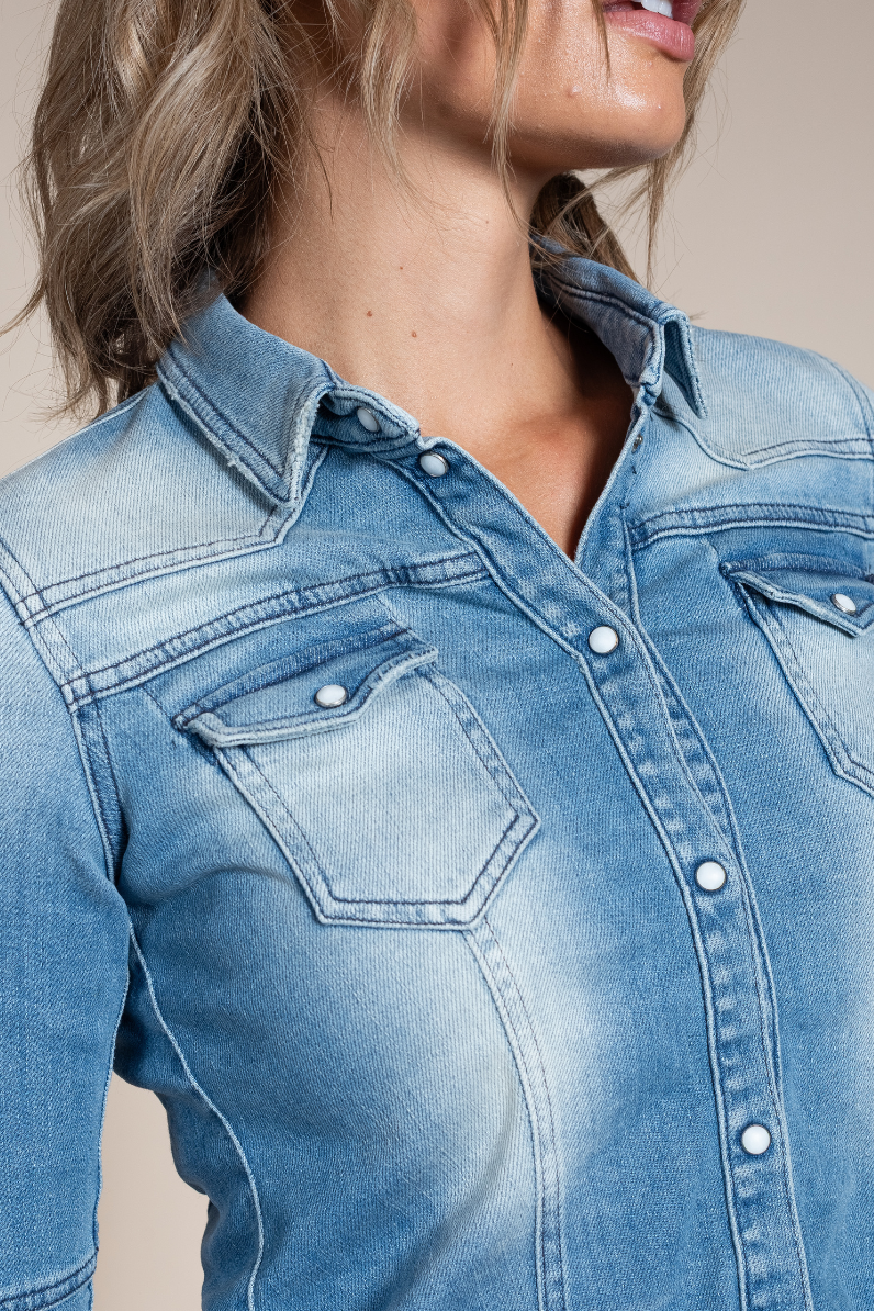Beth Selvage Denim Shirt