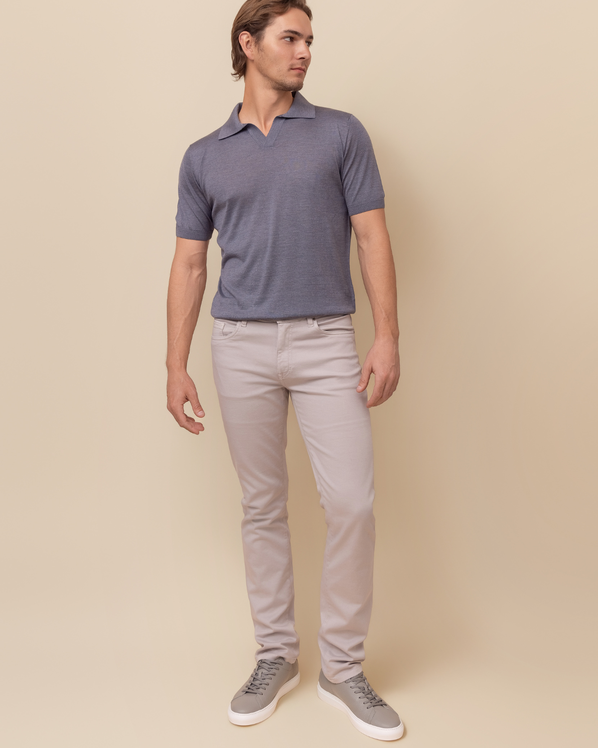 paired with tailored denim and resort wear