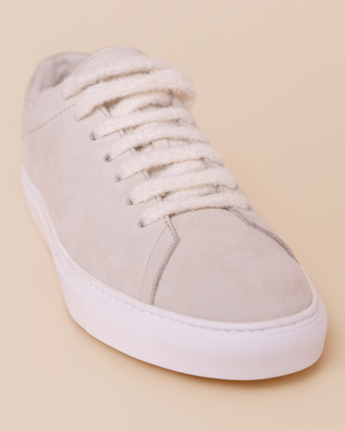 shearling lining and tonal lace-up