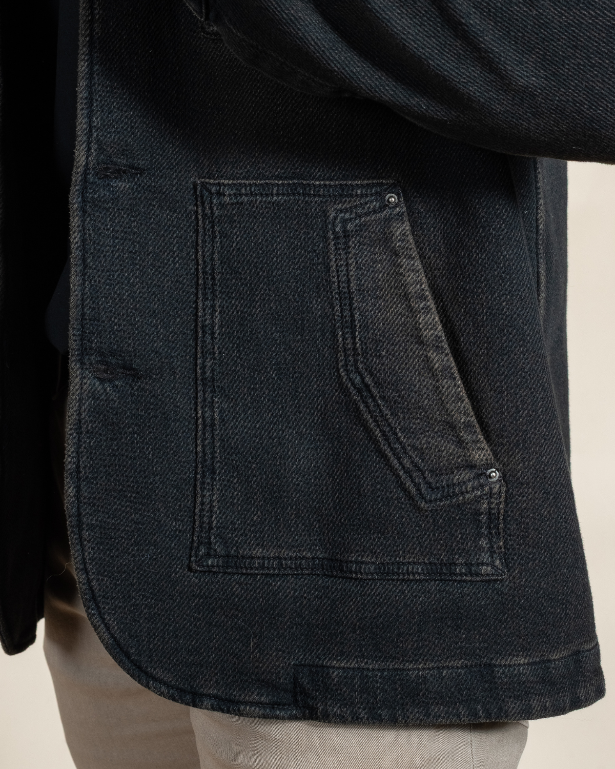 HYDE Tennessee Chore Jacket — Desert Overwash | Men's Luxury Italian Cotton-Blend Western Jacket