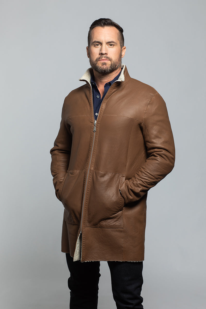 Bronson Astrakhan Lamb Reversible Shearling 35"