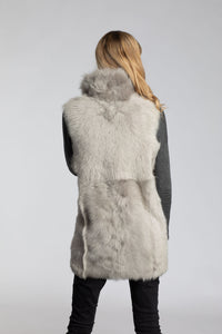 Women's Toscana Suede Reversible Shearling Vest