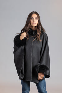 Natalie Cashmere and Fox Cape