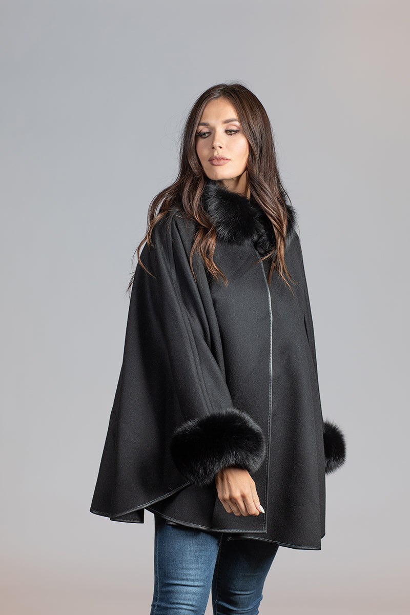 Natalie Cashmere and Fox Cape