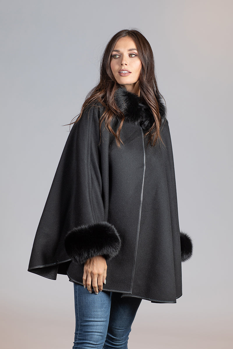 Natalie Cashmere and Fox Cape