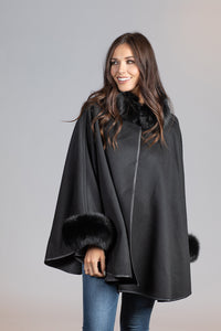 Natalie Cashmere and Fox Cape