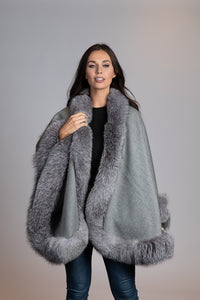 Loro Piana Cashmere Double Faced Cape 32"