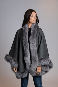 Loro Piana Cashmere Double Faced Cape 32"